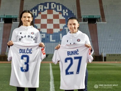 Antonia Dulčić in Iva Bukač okrepile splitski Hajduk - Golavt